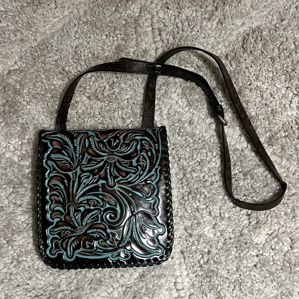 Patricia Nash Hand Tooled Leather Crossbody